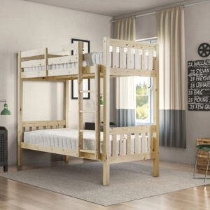 Cypress Heavy Duty Pine Bunk Bed - natural