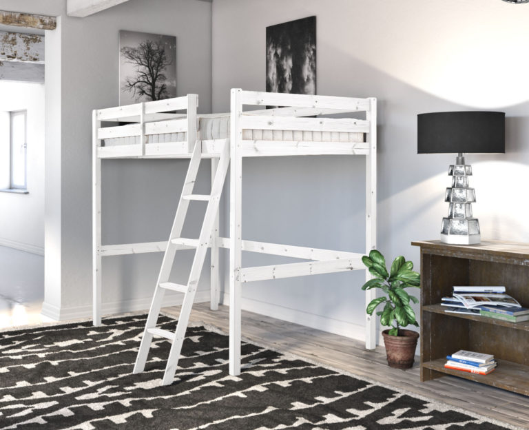 Celeste - Heavy Duty High Sleeper Pine Bunk Bed | Bunk Bed Sale