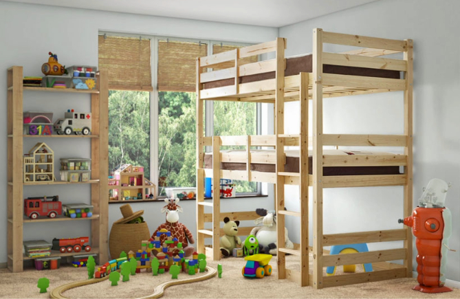 The Comfort and Style of Pine Bunk Beds