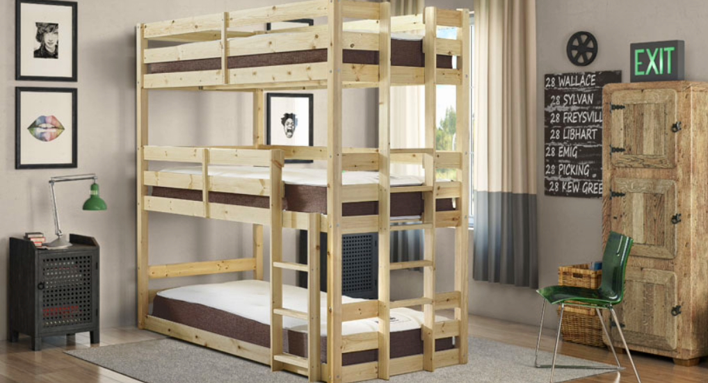 3 Tier Bunk Beds