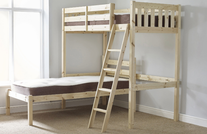 L Shaped Bunk Beds - Dimensions and Clearance