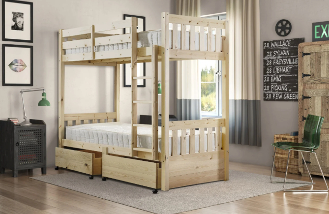 Bunk Beds with Integrated Storage, Drawers and Trundle Beds